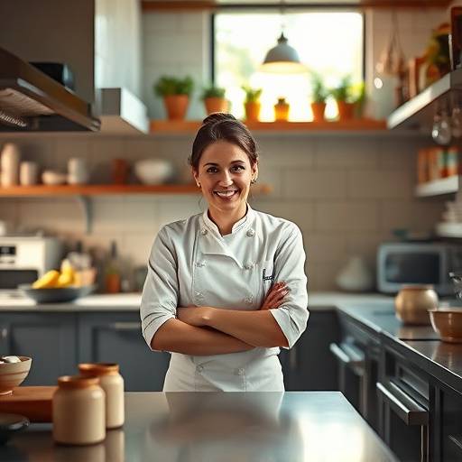 Chef Isabella Rossi in her kitchen