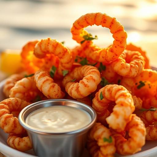 Crispy Calamari with spicy aioli