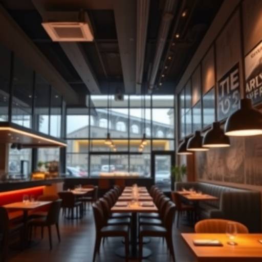 Modern restaurant interior